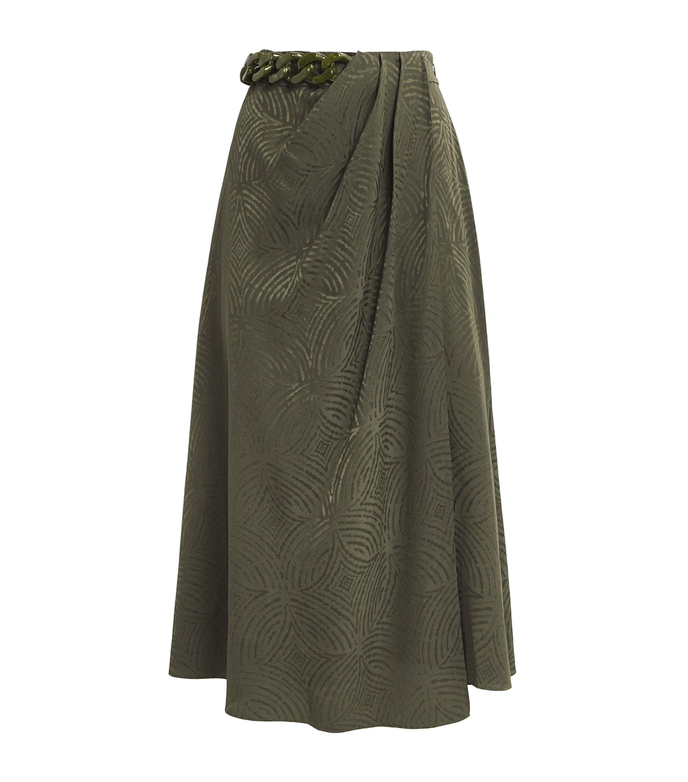 Joseph Silk Jacquard Tanger Skirt by JOSEPH