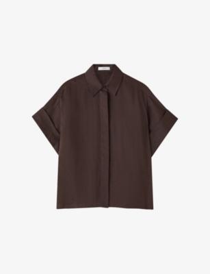 Justi Short-Sleeved Ramie Blouse by JOSEPH