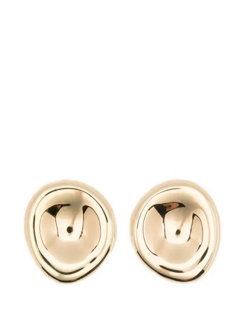 Medium Bean gilded earrings by JOSEPH
