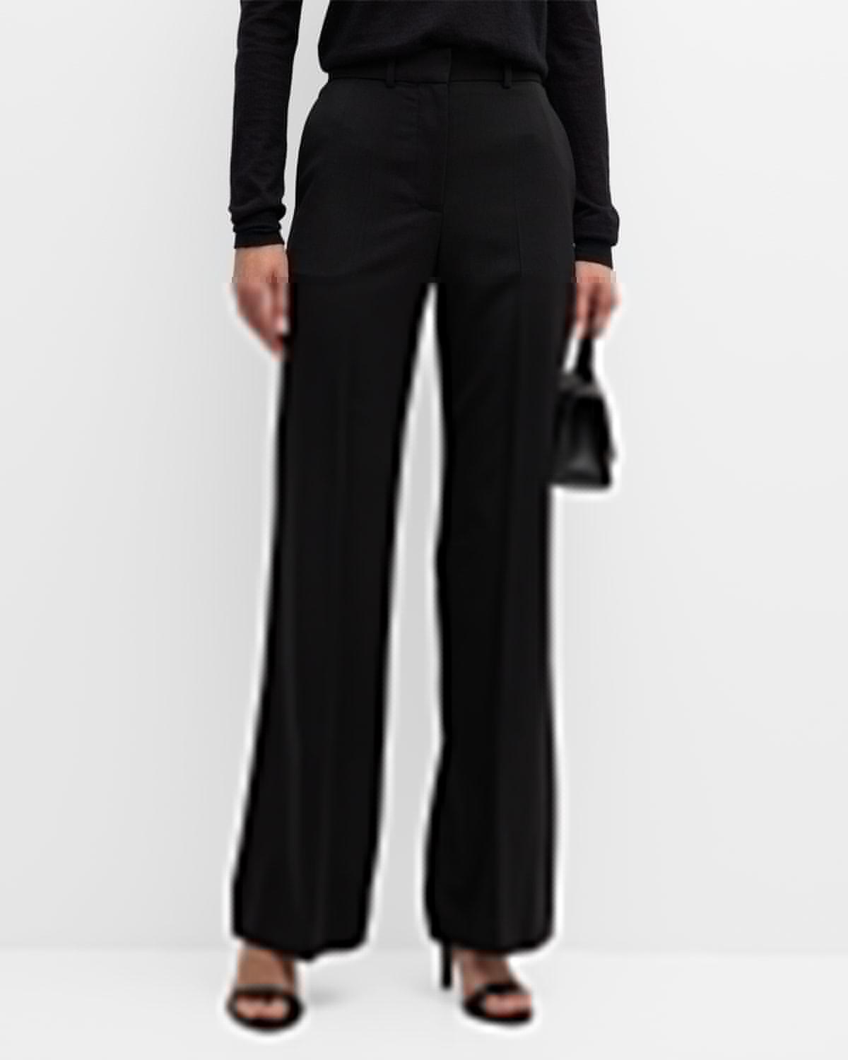 Morissey High-Rise Stretch Wool Pants by JOSEPH