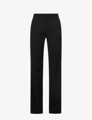 Morissey straight-leg high-rise stretch-woven trousers by JOSEPH