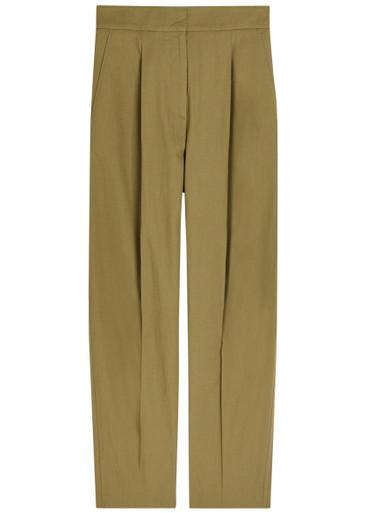 Paver tapered-leg cotton trousers by JOSEPH