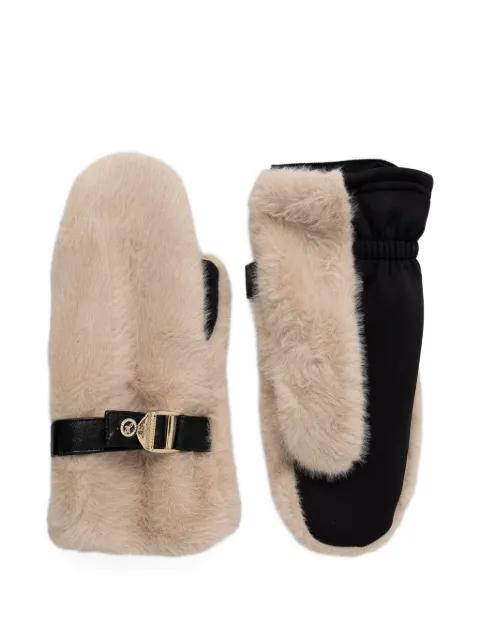 buckle faux-fur gloves by JOSEPH RIBKOFF