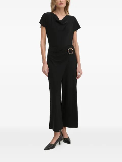 cowl buckle jumpsuit by JOSEPH RIBKOFF