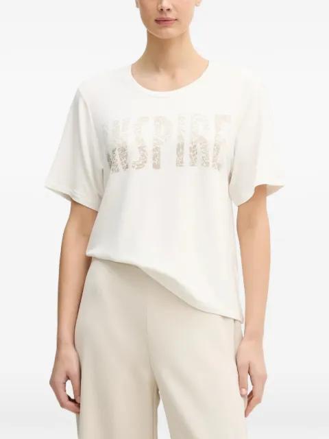 embellished-graphic T-shirt by JOSEPH RIBKOFF
