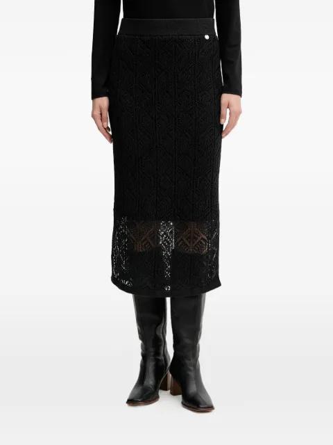 lace panel skirt by JOSEPH RIBKOFF