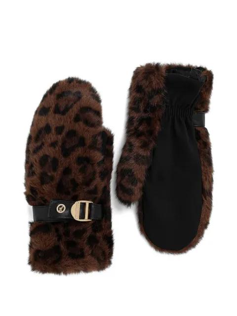 leopard-print buckle gloves by JOSEPH RIBKOFF