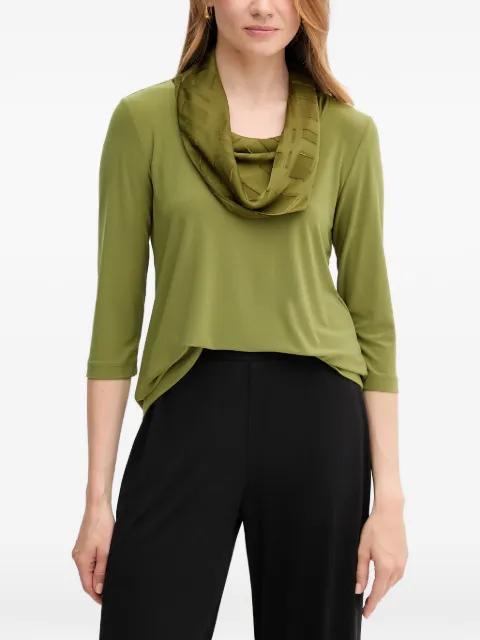 textured-detail top by JOSEPH RIBKOFF
