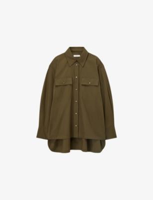 Ranya Relaxed-Fit Cotton-Poplin Blouse by JOSEPH