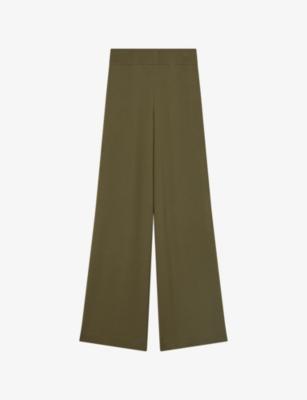 Rihani Wide-Leg Silk Trousers by JOSEPH