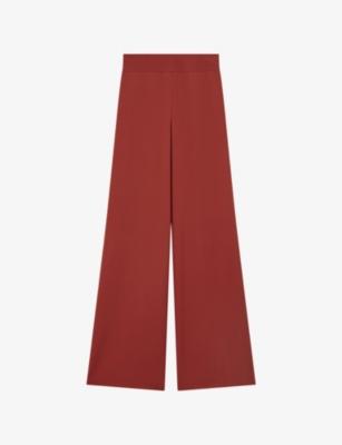 Rihani Wide-Leg Silk Trousers by JOSEPH