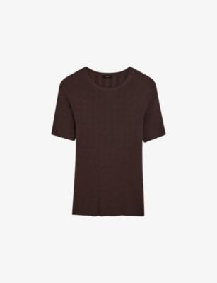 Satiny Ribbed Knitted Top by JOSEPH