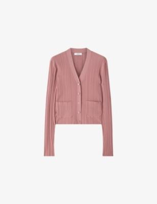 Sinai Plissé Knitted Cardigan by JOSEPH