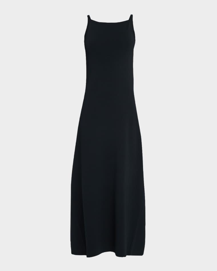 Sleeveless Square-Neck Knit Midi Dress by JOSEPH