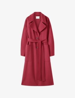 Spencer Belted-Waist Wool and Cashmere Coat by JOSEPH
