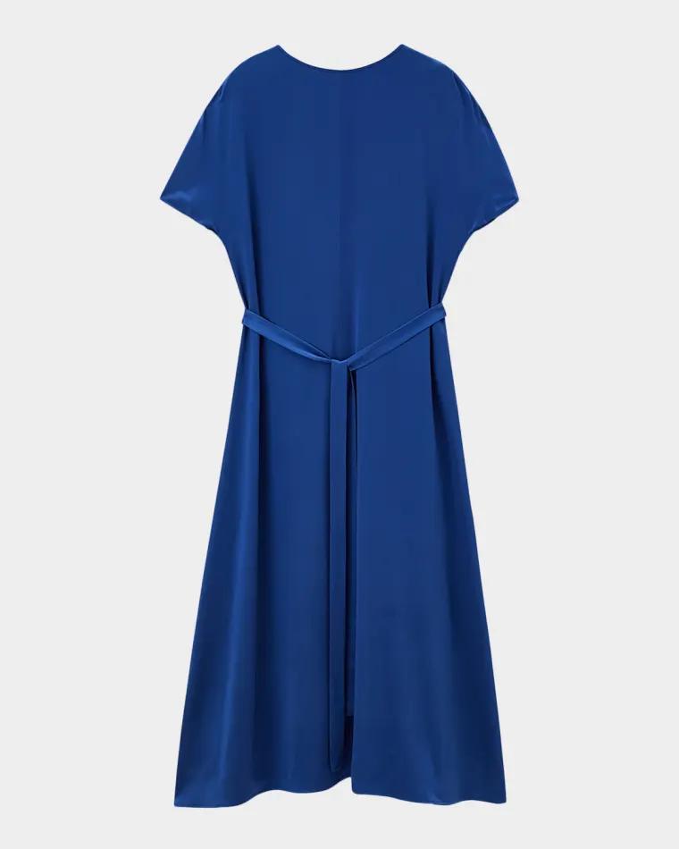 Split-Sleeve Silk Maxi Dress by JOSEPH