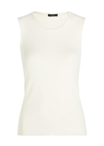 Stretch-silk knit tank by JOSEPH