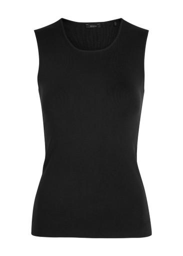Stretch-silk knit tank by JOSEPH