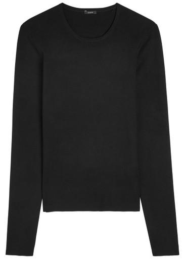 Stretch-silk knit top by JOSEPH