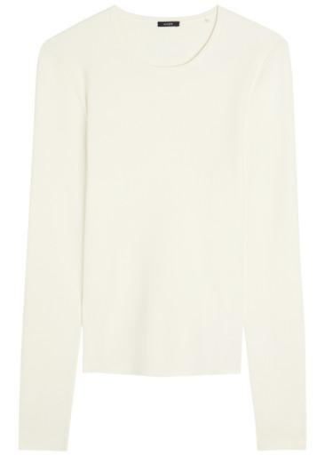 Stretch-silk knit top by JOSEPH