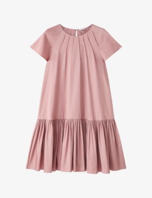 Tazi Short-Sleeved Cotton Mini Dress by JOSEPH