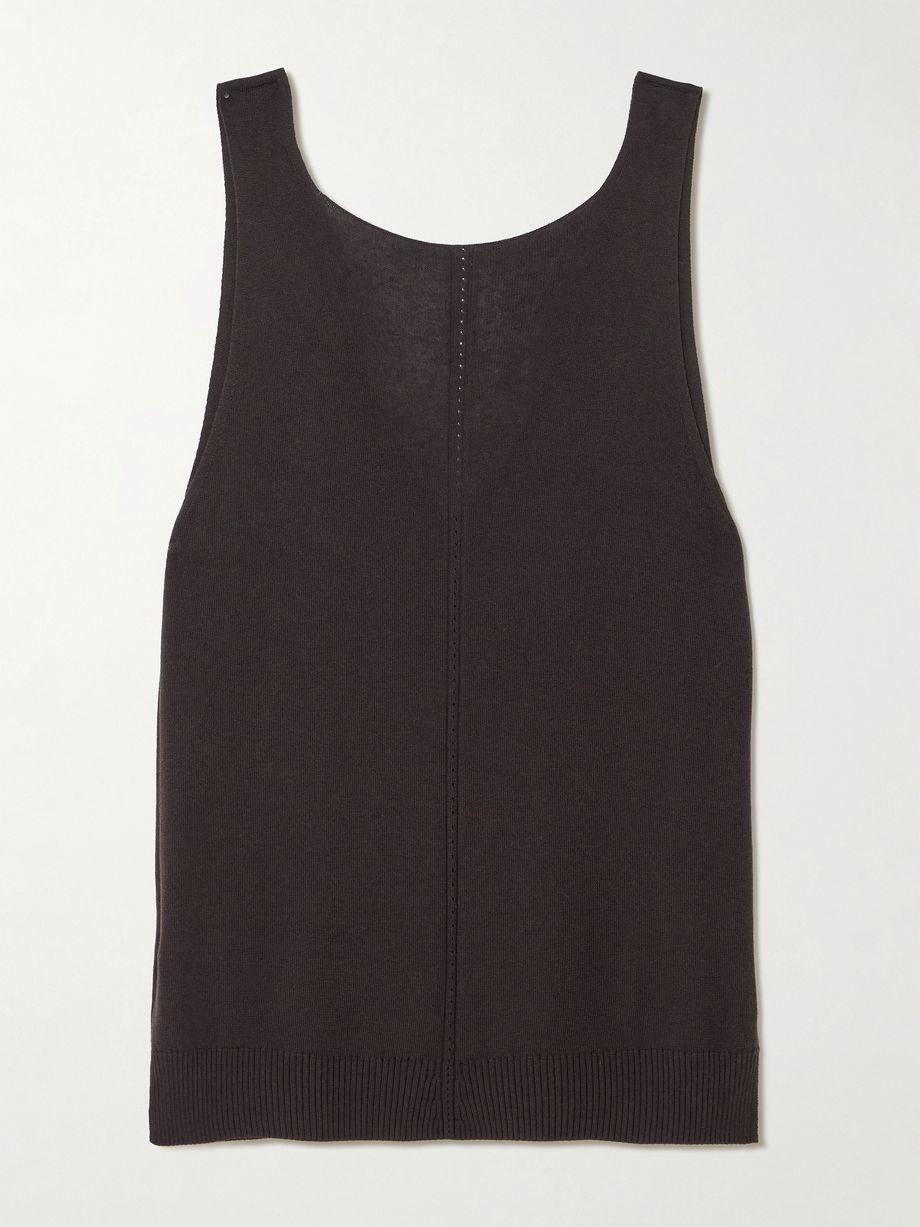 Tell knitted silk tank by JOSEPH