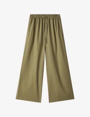 Thurla Wide-Leg Cotton Trousers by JOSEPH