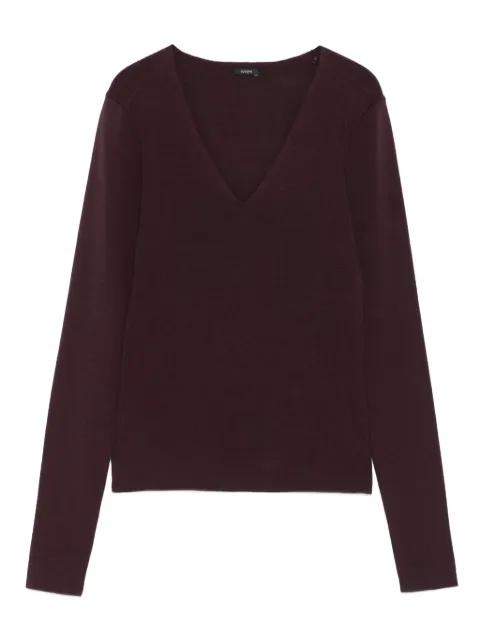 V-neck long-sleeve sweater by JOSEPH
