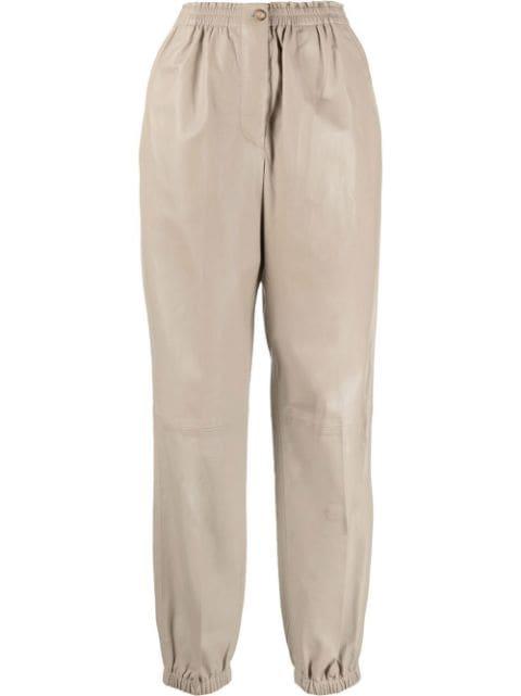 Viscount leather trousers by JOSEPH