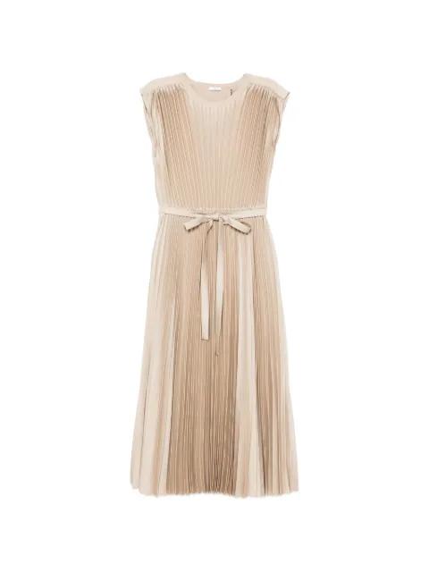 Volta gathered tie belt dress by JOSEPH