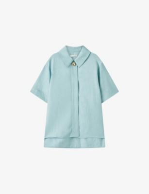 Volu Relaxed-Fit Linen-Blend Shirt by JOSEPH