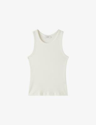 Yeux Ribbed Stretch-Cotton Vest Top by JOSEPH