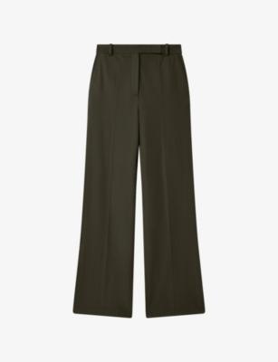 Yukio Straight-Leg Stretch-Woven Trousers by JOSEPH