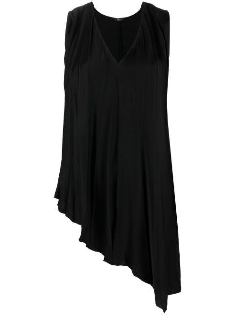 asymmetric pleated vest by JOSEPH