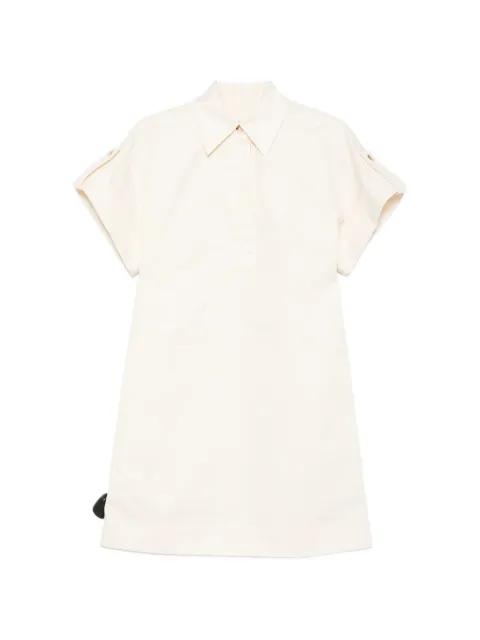 collared short-sleeve mini dress by JOSEPH