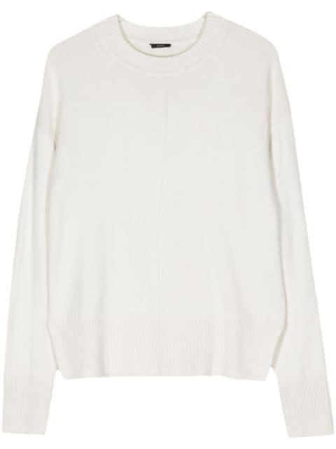 crew-neck silk-blend jumper by JOSEPH