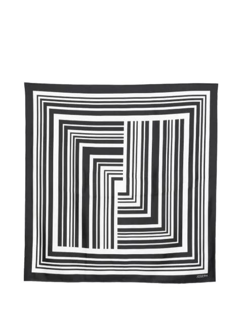 geometric silk scarf by JOSEPH