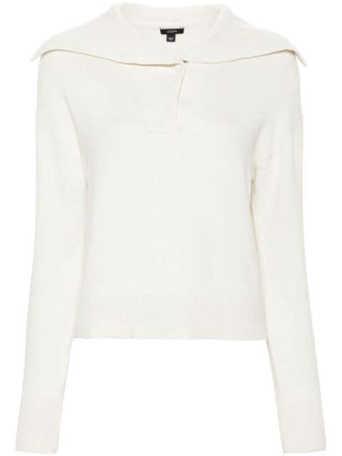 knitted polo sweater by JOSEPH