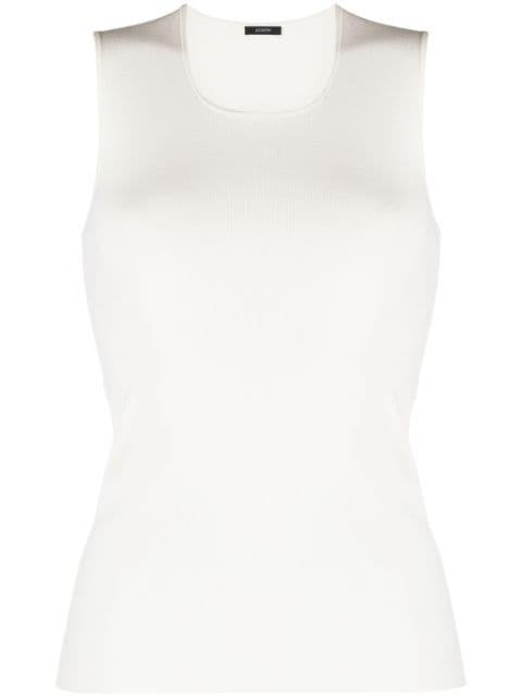 knitted stretch-silk top by JOSEPH