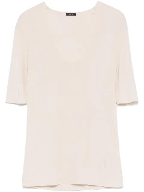 merino ribbed T-shirt by JOSEPH