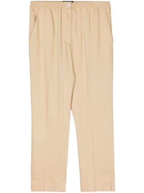 mid-rise straight-leg trousers by JOSEPH