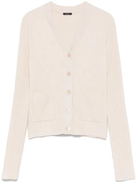 ribbed-knit cardigan by JOSEPH