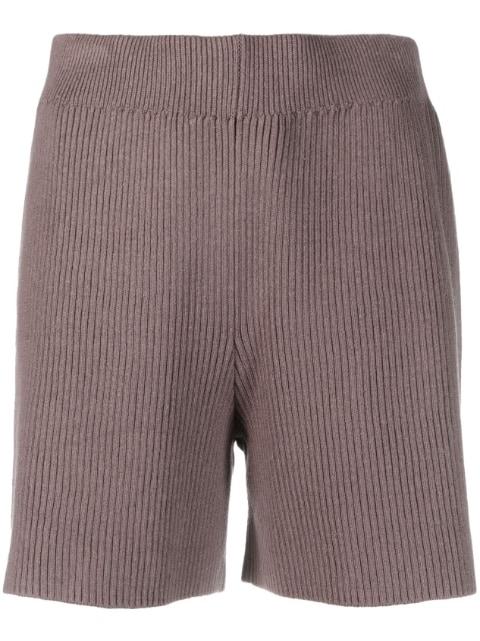 ribbed-knit silk-blend shorts by JOSEPH