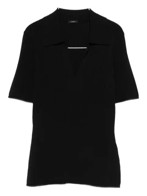 ribbed polo-neck top by JOSEPH