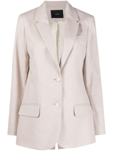 single-breasted button blazer by JOSEPH