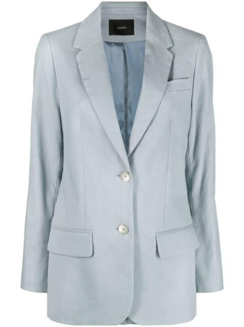 single-breasted button blazer by JOSEPH