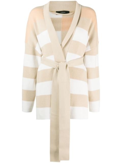 striped knitted cardigan by JOSEPH