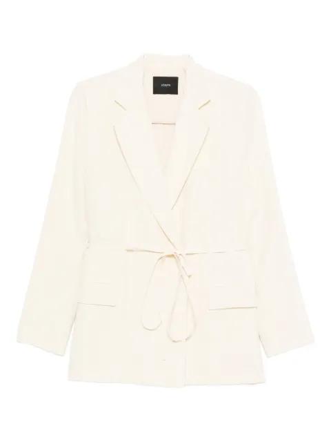 tie-waist silk jacket by JOSEPH