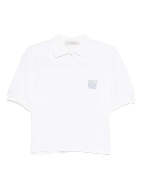 piquet smiley polo shirt by JOSHUA SANDERS