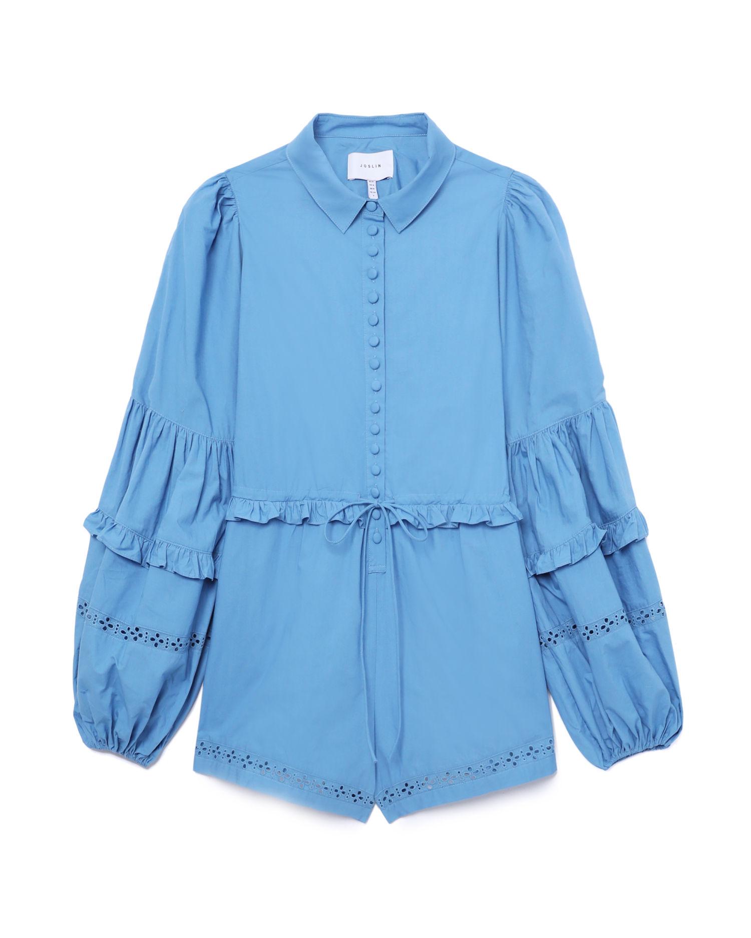 Ruffle trim playsuit by JOSLIN